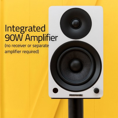 Fluance Ai61 Powered 2-Way 2.0 Stereo Bookshelf Speakers with 6.5" Drivers, 120W Amp for Turntable, TV, PC, Bluetooth - Thumbnail 5