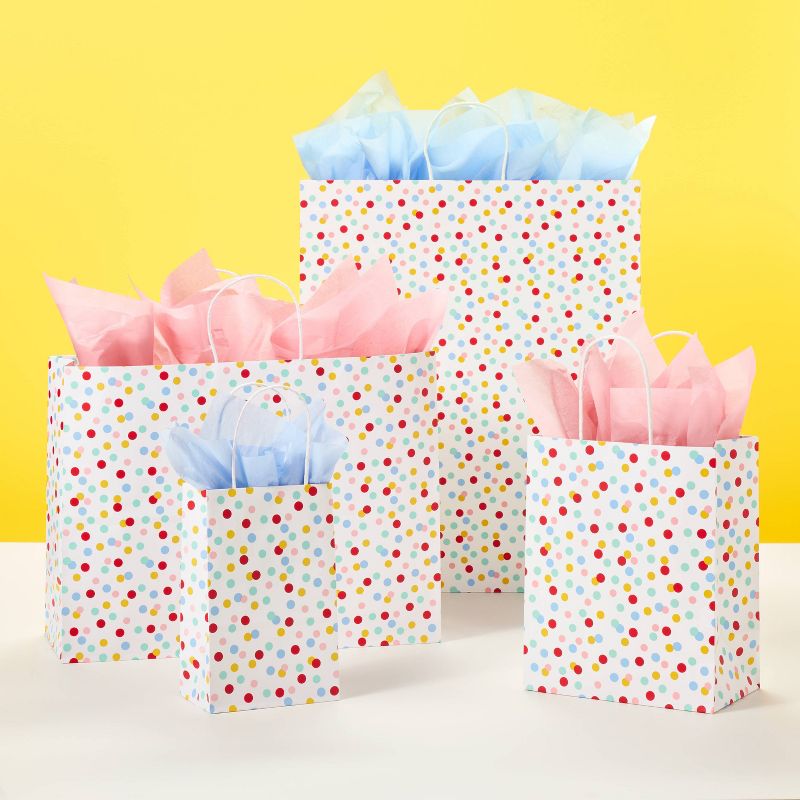 White Dots Small Gift Bag - Spritz&#8482;, 2 of 4