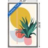 Trends International Abstract Potted Plant Framed Wall Poster Prints - 3 of 4