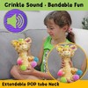 Meavia Mini Giraffe Sensory Plush Toy, Patches the Stuffed Giraffe Stretchy Neck Toy - 4 of 4