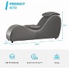 Mjkone 60 Inch Yoga Chair Chaise Lounges with Adjustable Head Cushion - 2 of 4