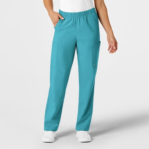 Wink Multi-cargo Scrub Pant, Teal Blue, S : Target