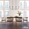 Hunter Fans 36" Southcrest Ceiling Light Flat Matte Black - 6 Bulb Linear Chandelier for Modern Cottage Style Kitchens - 2 of 4