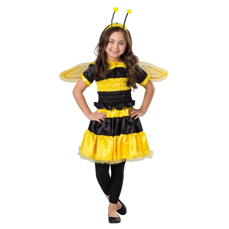 Dress Up America Bumblebee Costume for Girls, 1 of 4