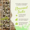 Dura-Trel Elmwood 22"x75" Indoor Outdoor Garden Trellis Plant Support for Vines & Climbing Plants, Flowers, & Vegetables with Ground Anchors - 2 of 4