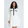 ELOQUII Women's Plus Size Collared Sweater Dress With Buttons - 4 of 4