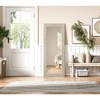 Elegant Lighting Rectangle Cornhusk Mirror 24x60 in Linen White - 2 of 4