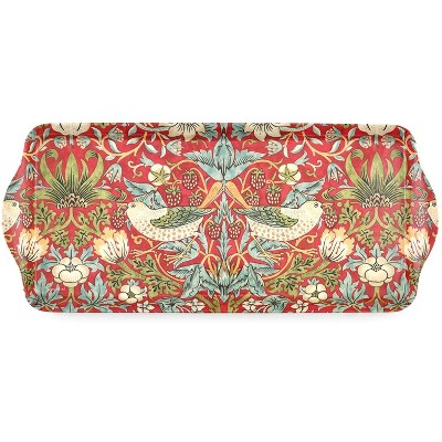 Pimpernel Morris and Co Strawberry Thief Melamine Sandwich Tray - 16.25" x 6.5"