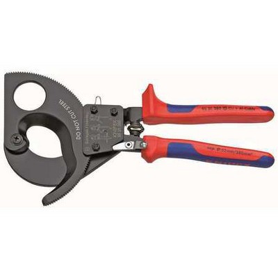 KNIPEX 95 31 280 SBA 11" Ratchet Action Cable Cutter, Center Cut