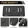 Unique Bargains License Plate Bracket for Ford F-150 18-20 Plate No.JL3Z17A385BA with Screws 1 Set - 4 of 4