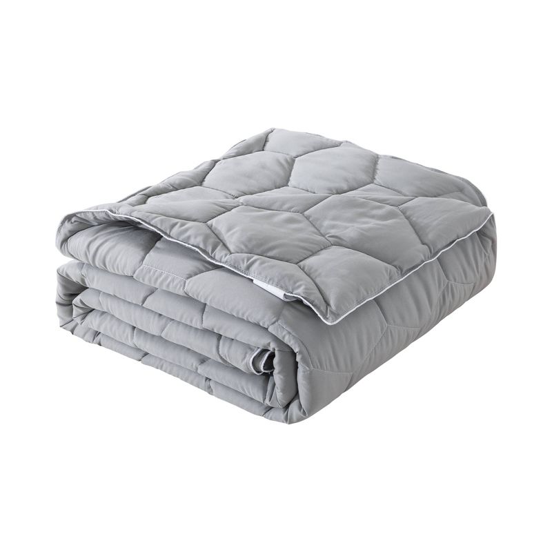 Honeycomb with Piping Down Alternative Duvet Insert - St. James Home, 3 of 8