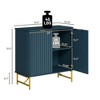 CLIHOME 31.5 in H MDF Indoor Furniture Freestanding Decorative Storage Cabinet - 4 of 4