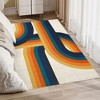 COZONY Washable Runner Mat, Non-Slip Low Pile, Abstract Pattern Rug for Hallway, Kitchen, Laundry Room - 2 of 4