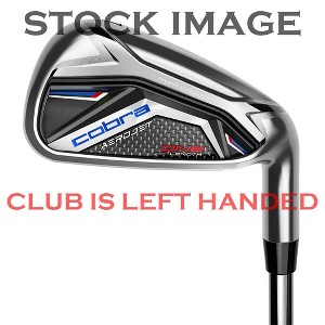 Left Handed Cobra Golf Aerojet OL 5-PW+GW Irons KBS Tour Lite Steel Regular - 1 of 4