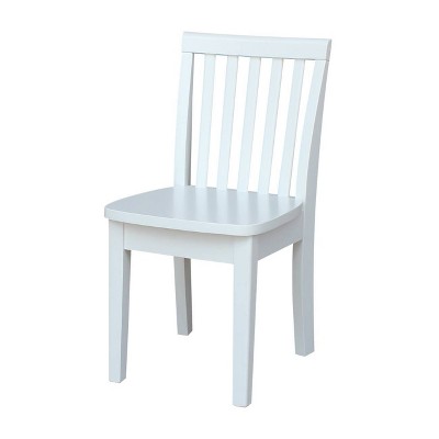 Set of 2 Mission Juvenile Chairs Linen White - International Concepts