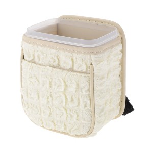 Unique Bargains Car Trash Can Portable and Hanging Front Rear Seats Trash Bin 1 Pc - 1 of 4