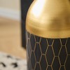Metal Floor Vases Set of 3, Decorative Large Floor Standing Vase, Hallway Corner Decor Standing Vases, 34/30/24 Inch Oversized Flower Vases - 4 of 4