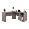 Sauder Hayes Garden L Desk Ashen Oak - image 2 of 4