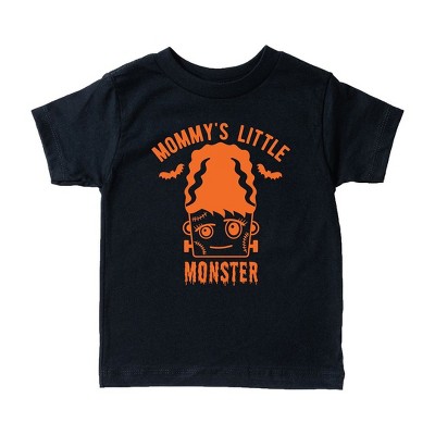 The Juniper Shop Mommy's Little Monster Girl Kids Short Sleeve Tee