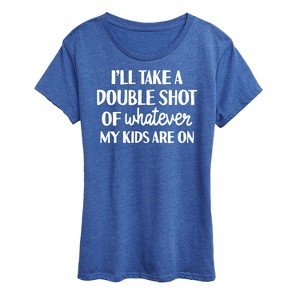 Women's - Instant Message - Double Shot Of Whatever Short Sleeve Graphic T-Shirt - 1 of 4