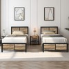 Twin/Full/Queen Size Bed Frame with Wood Headboard and Footboard, 14 Inch Platform Mattress Foundation, No Box Spring Needed Bed - 4 of 4