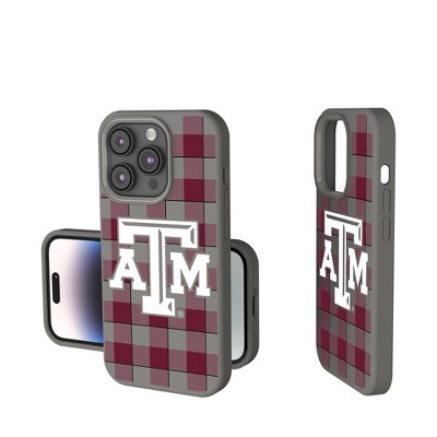 Keyscaper NCAA Plaid Soft Touch Cell Phone Case for iPhone 14 Pro