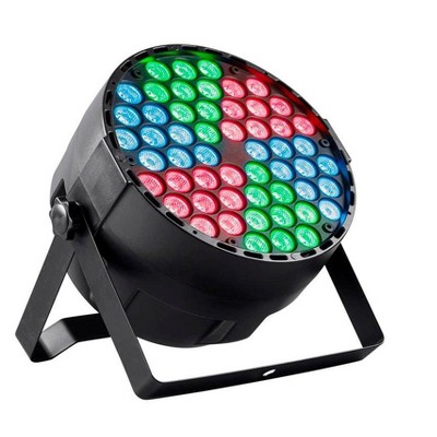 Monoprice Stage Right 1-watt RGB 3-in-1 x 54 LED Sound Active Party Light With Built-In Automated Color Changing Programs