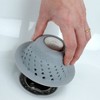 Seal Tight Silicone And Stainless Steel Dome Drain Hair Catcher Gray -  Slipx Solutions : Target