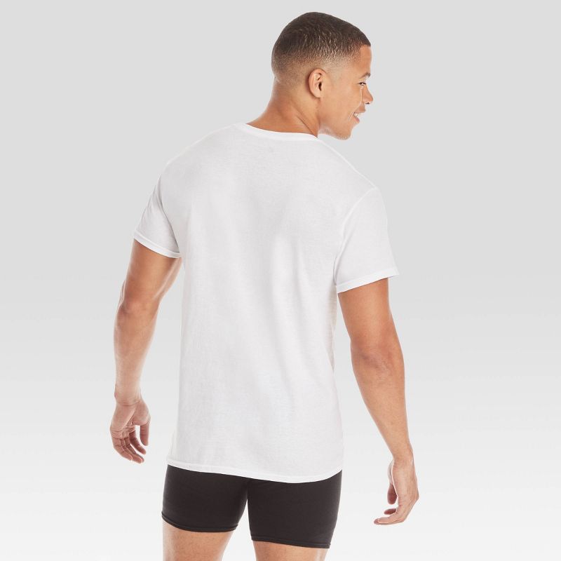 Hanes Men's Crewneck T-Shirt with Fresh IQ - White, 5 of 7