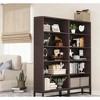 Gulches 0.8" 5-Tier Bookshelf, Large Storage Organizer Shelves for Bedroom Display - 4 of 4