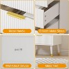 Five-Drawer Cabinet with Golden Legs - 15Mm Particle Board, 15Mm Plastic Board Drawer, Durable Storage Cabinet, Modern Multi-Drawer Furniture - 4 of 4