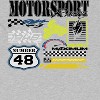 Rerun Island Men's Motorsport Racing Short Sleeve Graphic Cotton T-Shirt - Sport Grey M - 2 of 4