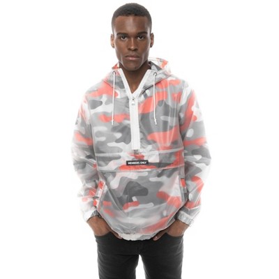 Members Only Translucent Camo Print Jackets for Men Casual