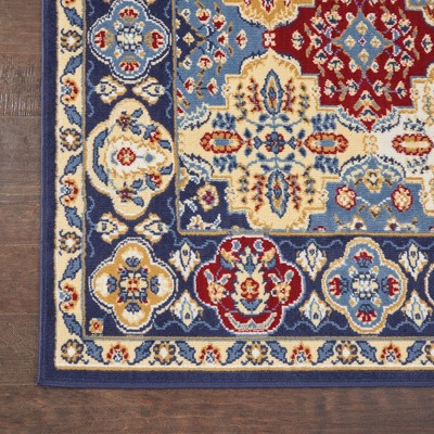 Grafix Persian Multicolor 8'6" x 12' Easy-Care Area Rug