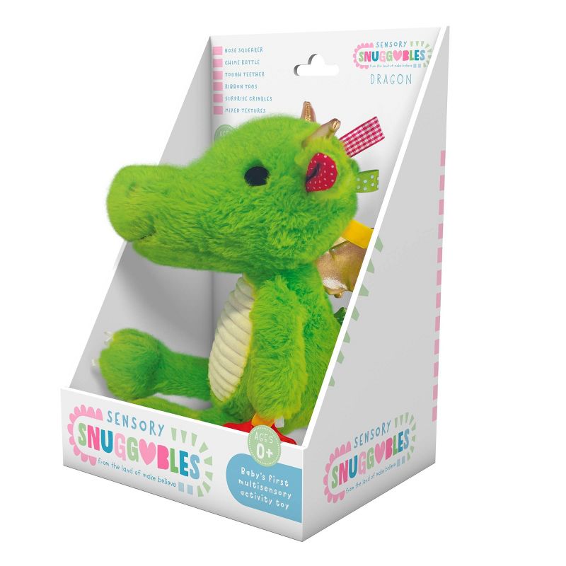 Make Believe Ideas Sensory Snuggables Plush Stuffed Animal - Dragon, 3 of 9
