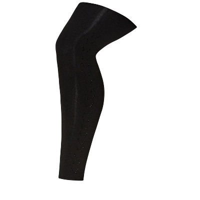 Avenue Women's Plus Size Rhinestone Leggings