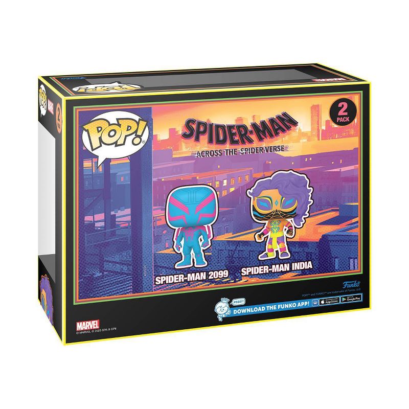 Funko POP! Spider-Man: Across the Spiderverse 2pk &#8211; Spider-Man 2099 &#38; Spider-Man India (Target Exclusive), 2 of 4