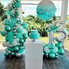 PartyWoo Balloons Teal Pastel Turquoise Peppermint Mint 12 Inch 50 pcs - 3 of 4