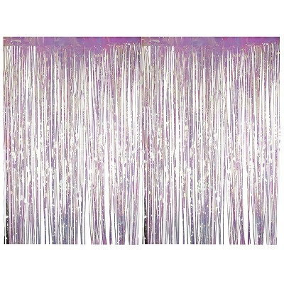 GREEN Sparkling Metallic FOIL CURTAIN 3 ft x 8 ft Party Wedding Decoration