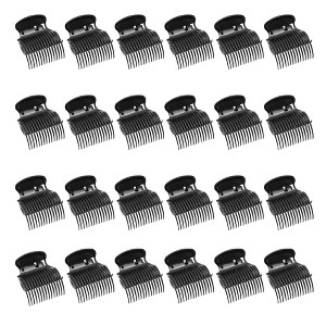 Okuna Outpost 24 Pack Electric Hot Roller Clip Replacements for Women Girls Hair Styling (2 In, Black) - 1 of 4