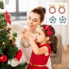 23 Pairs Christmas Earrings Bulk Set: Tree, Snowflake & Bell Dangle & Stud Designs for Xmas Party - 4 of 4