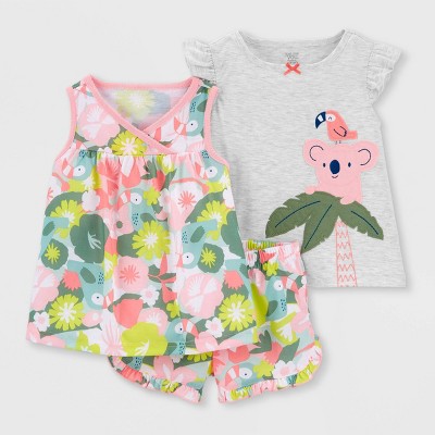 Details about   Koala Kids 2 Pc Pajama Set "Happy Go Lucky" Pink White Choose 12 or 18 Mos #7644 