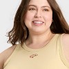 Women's Slim Fit Knit Tank Top - A New Day™ - 4 of 4