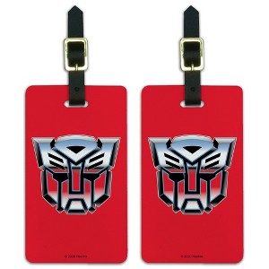 Transformers Autobot Symbol Retro Luggage ID Tags Set of 2 - 1 of 4
