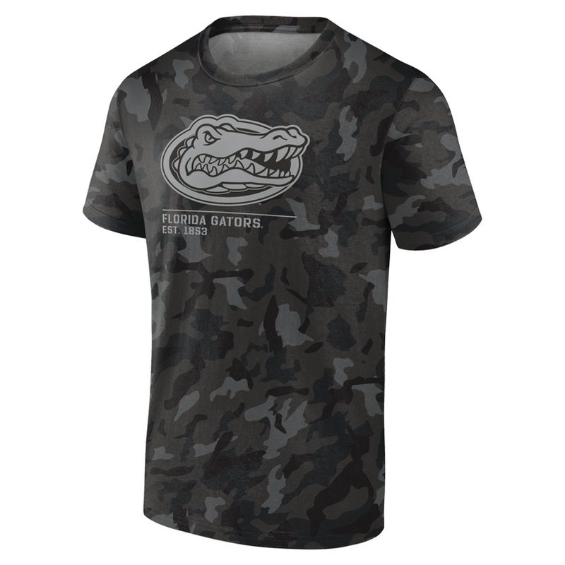 NCAA Florida Gators Men&#39;s Camo Bi-Blend T-Shirt, 2 of 4