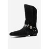 Selora - Black Genuine Leather Buckled Western Boot (Women) | Forever & Always Shoes - 4 of 4