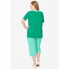 Woman Within Plus Size 2-Piece Tunic Capri Set - 3 of 4