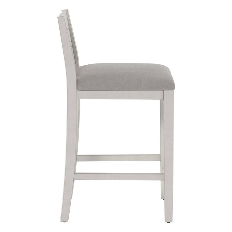 35.75&#34; Fowler Wood Counter Height Barstool Sea White - Hillsdale Furniture, 6 of 21