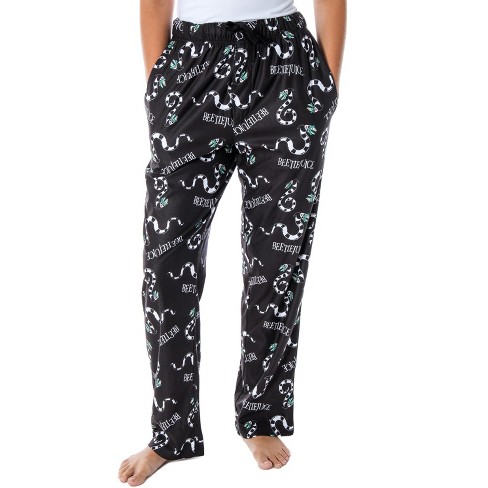Beetlejuice Women's Allover Sandworm Pattern Lounge Sleep Pajama Pants ...