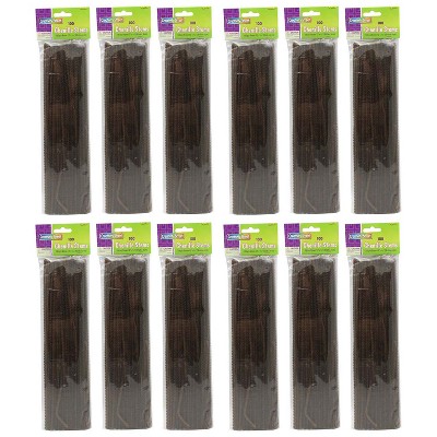 Creativity Street Chenille Stems/Pipe Cleaners 12 Inch x 4mm 100-Piece,  Brown